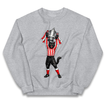 Retro Sunderland FA Cup Winners 1972-1973 Kids Jumper