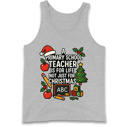 Primary School Teacher Christmas Tank Top
