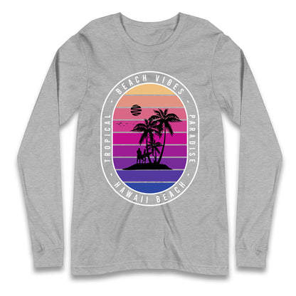 Hawaii Beach Longsleeve T Shirt