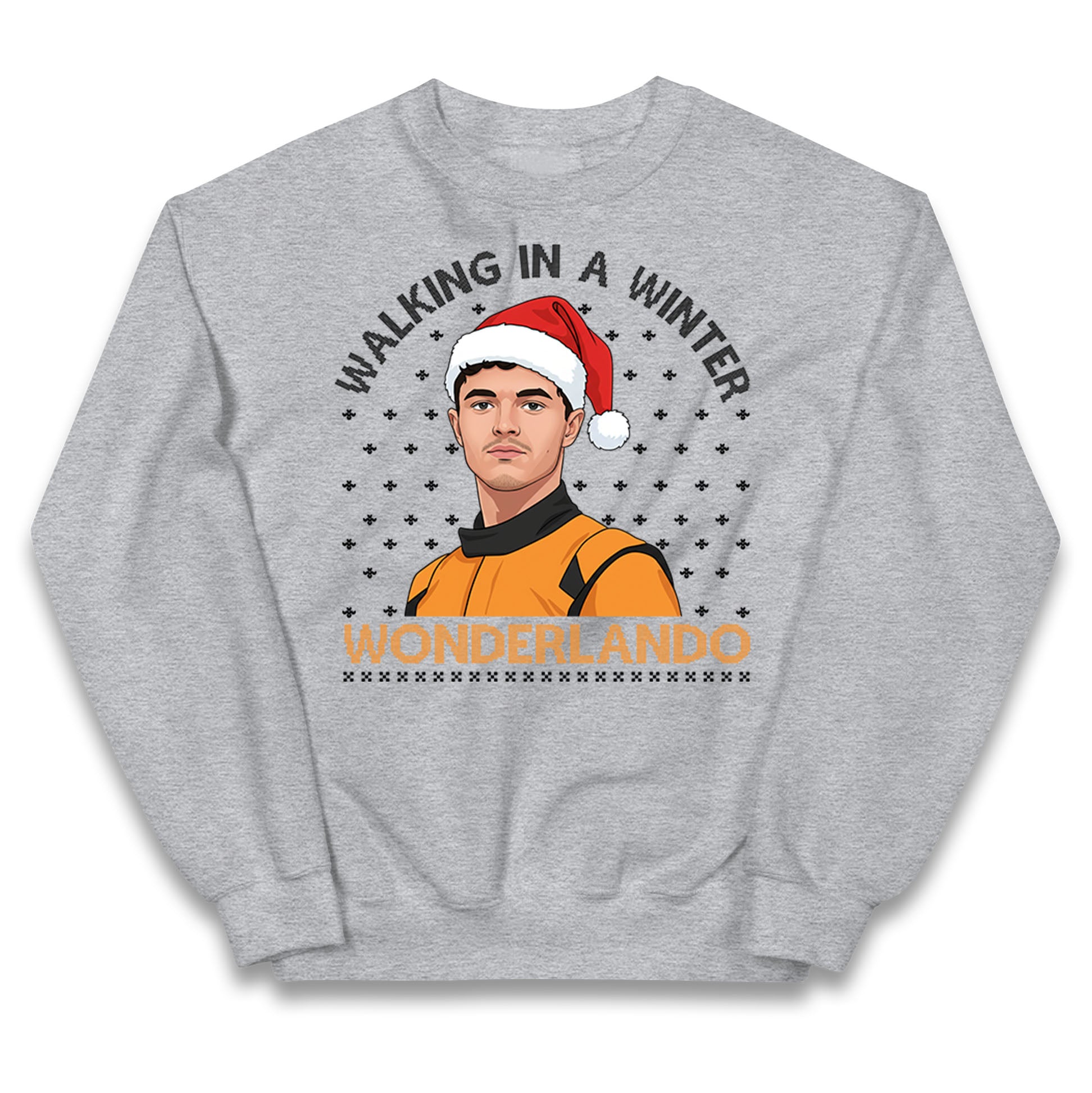 Lando Norris Christmas Kids Jumper