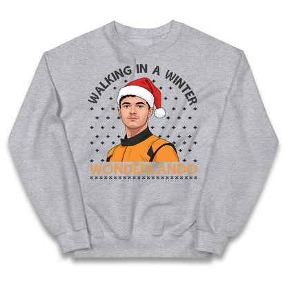 Lando Norris Christmas Kids Jumper