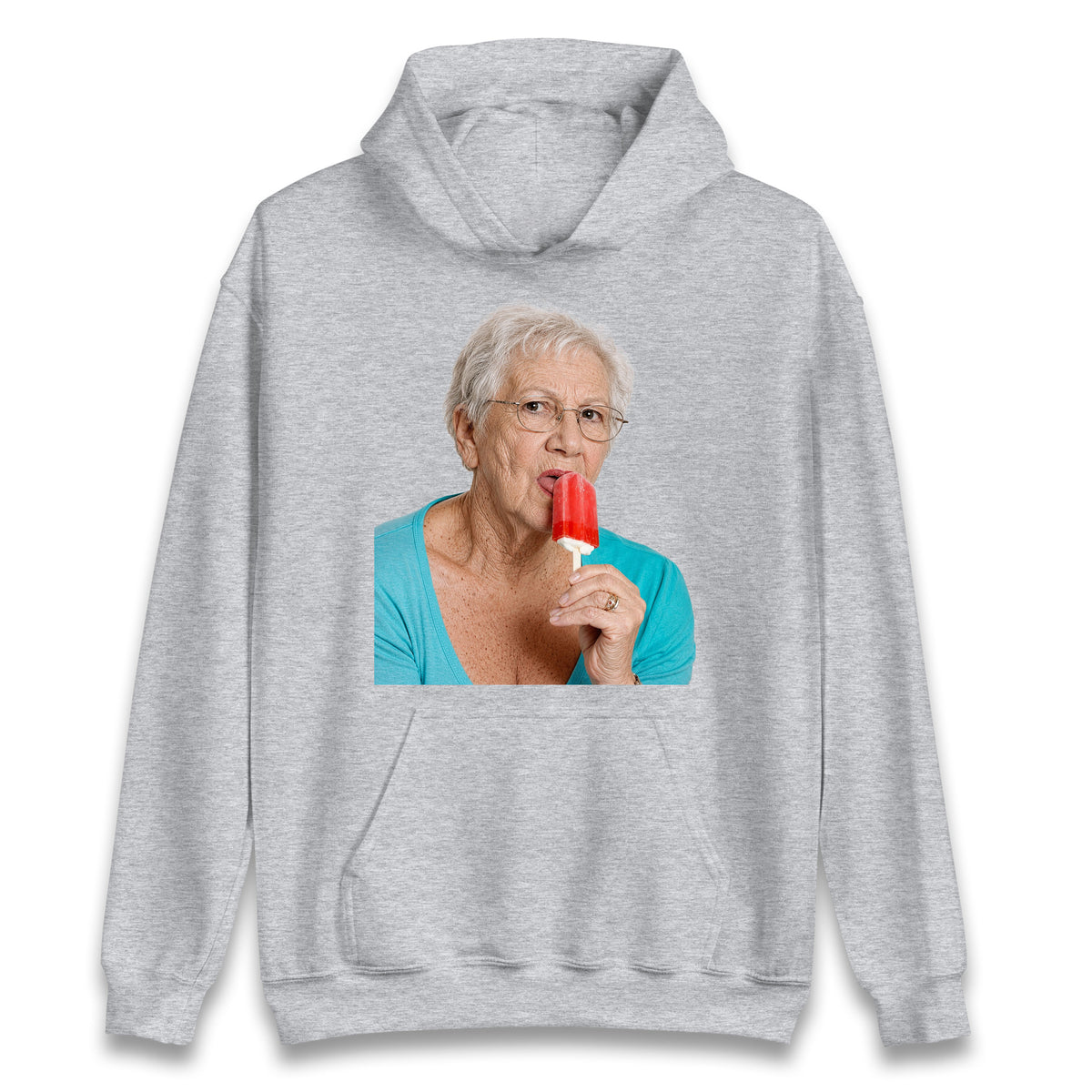 Grandma Licking Lollipop Seductively Hoodie