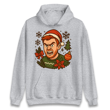 Angry Ginge Christmas Hoodie 