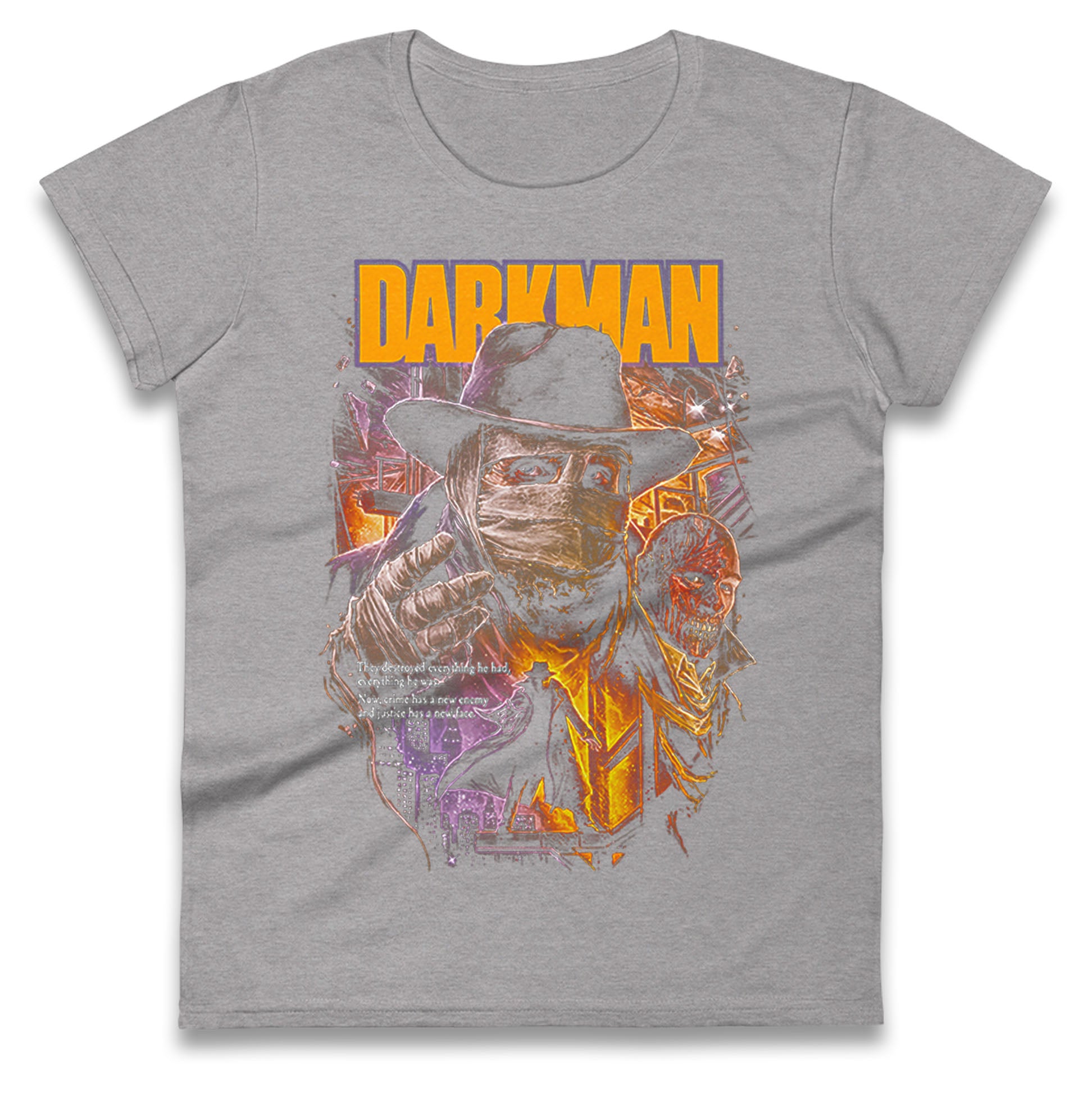 Darkman Face Ladies T Shirt