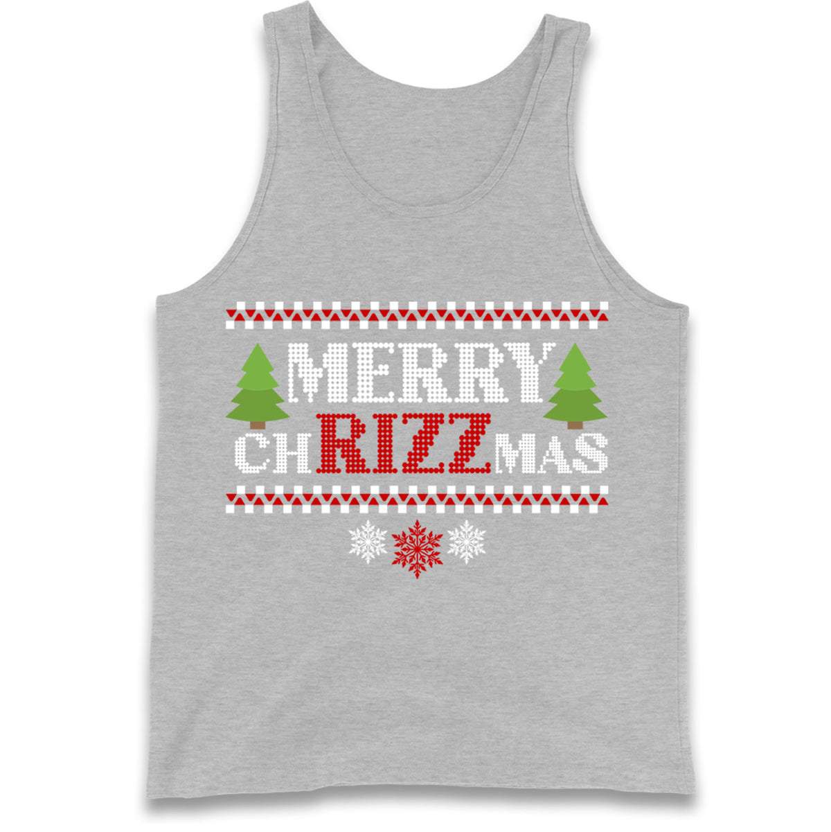 merry christmas tree tank top