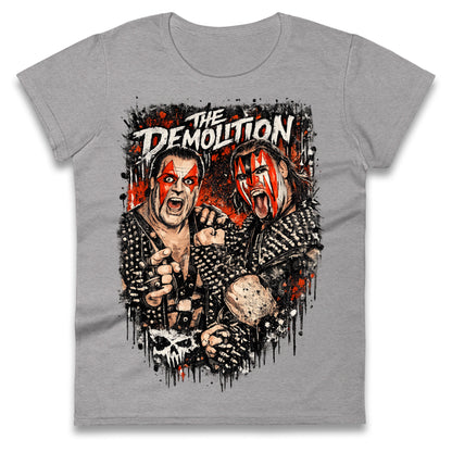 The Demolition Pro Wrestling Ladies T Shirt