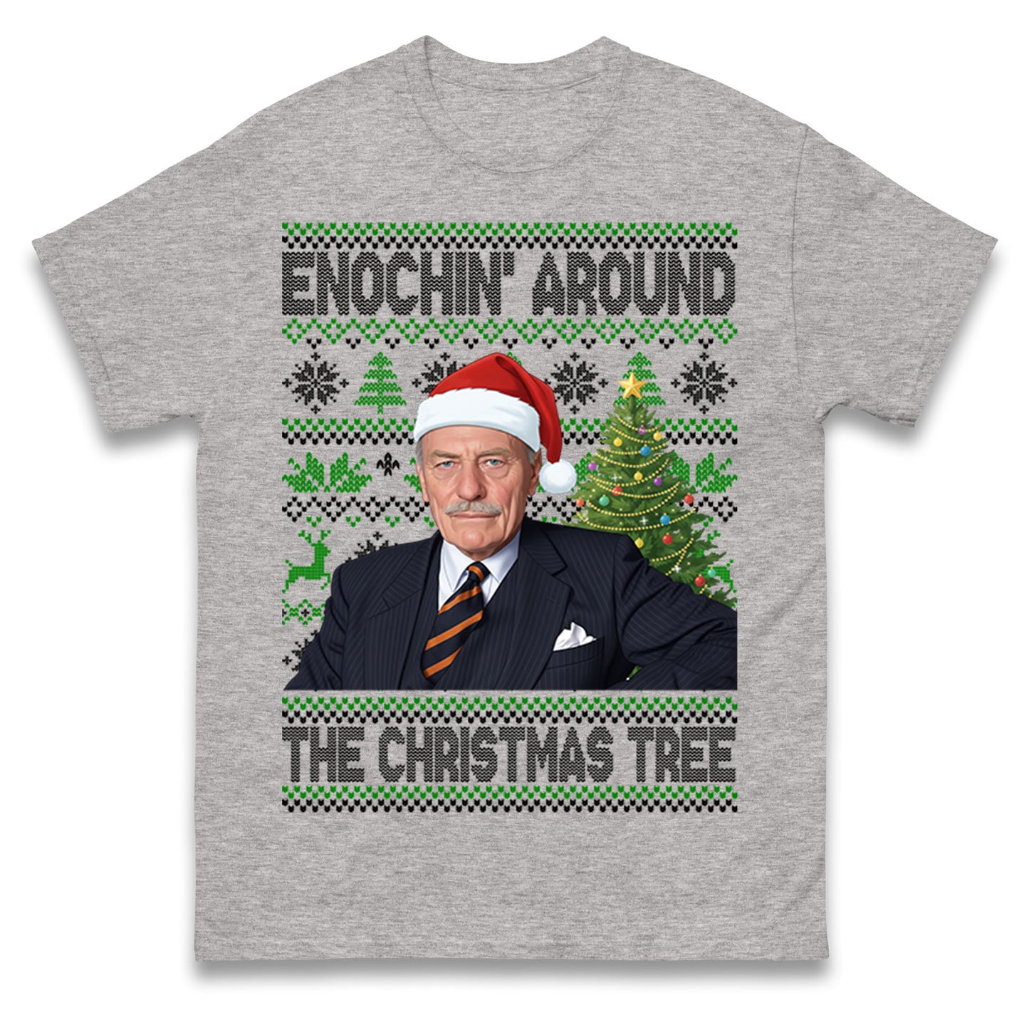 Enoch Powell Enochin Around the Christmas Tree Christmas T Shirt