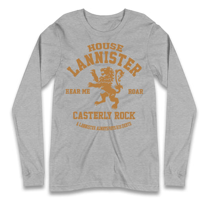House Lannister Longsleeve T Shirt