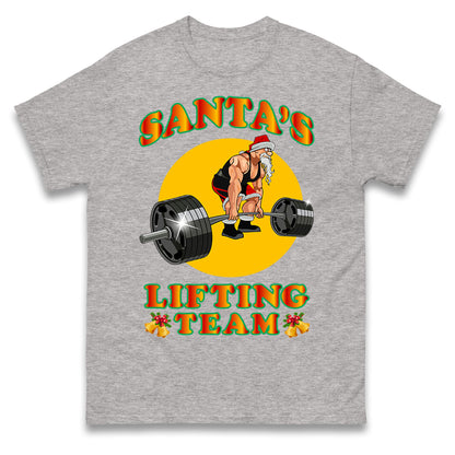 bodybuilding gym christmas t shirt