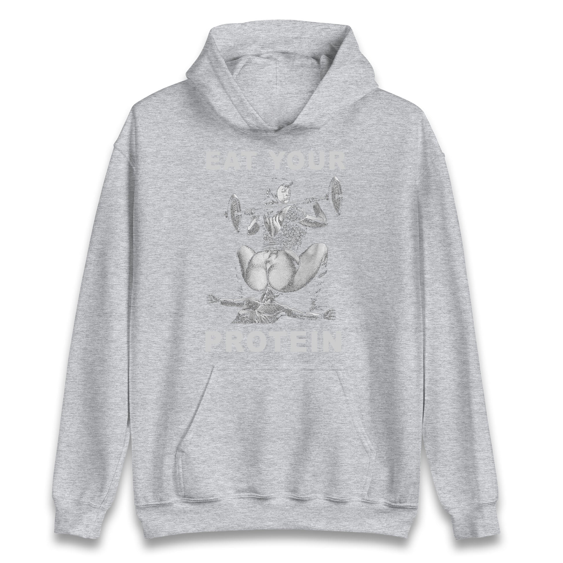 Breakfast Of Champions Eat Your Protein SarcasticHoodie