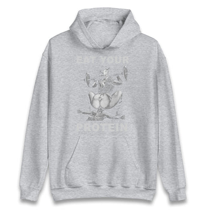 Breakfast Of Champions Eat Your Protein SarcasticHoodie