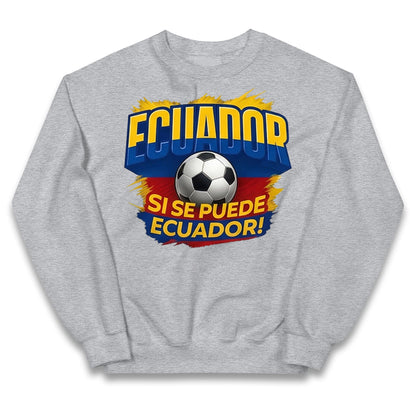 Ecuador Retro World Cup Kids Jumper