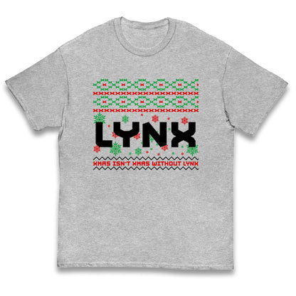 Lynx Christmas Kids T Shirt