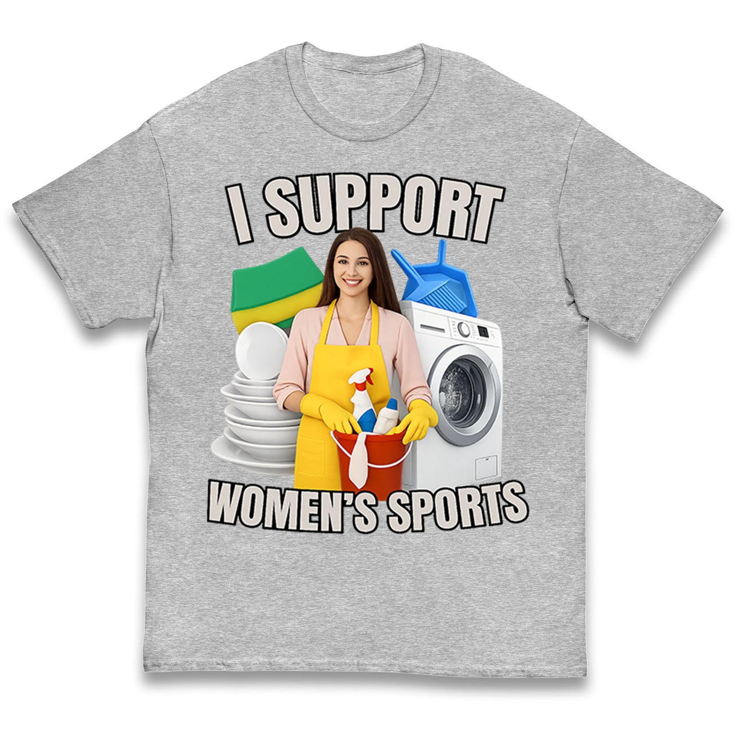 I Support Women's Sports Kids T Shirt 
