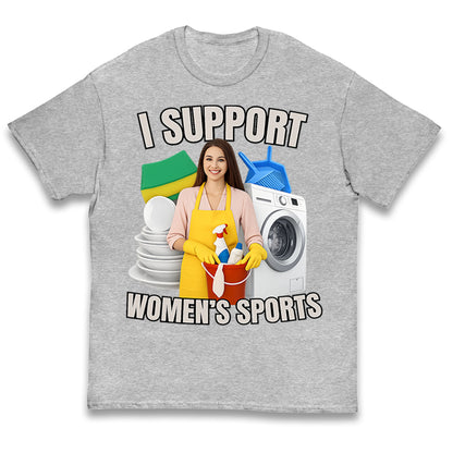 I Support Women's Sports Kids T Shirt 