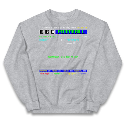Portsmouth FA Cup Winners 2008 Kids Jumper