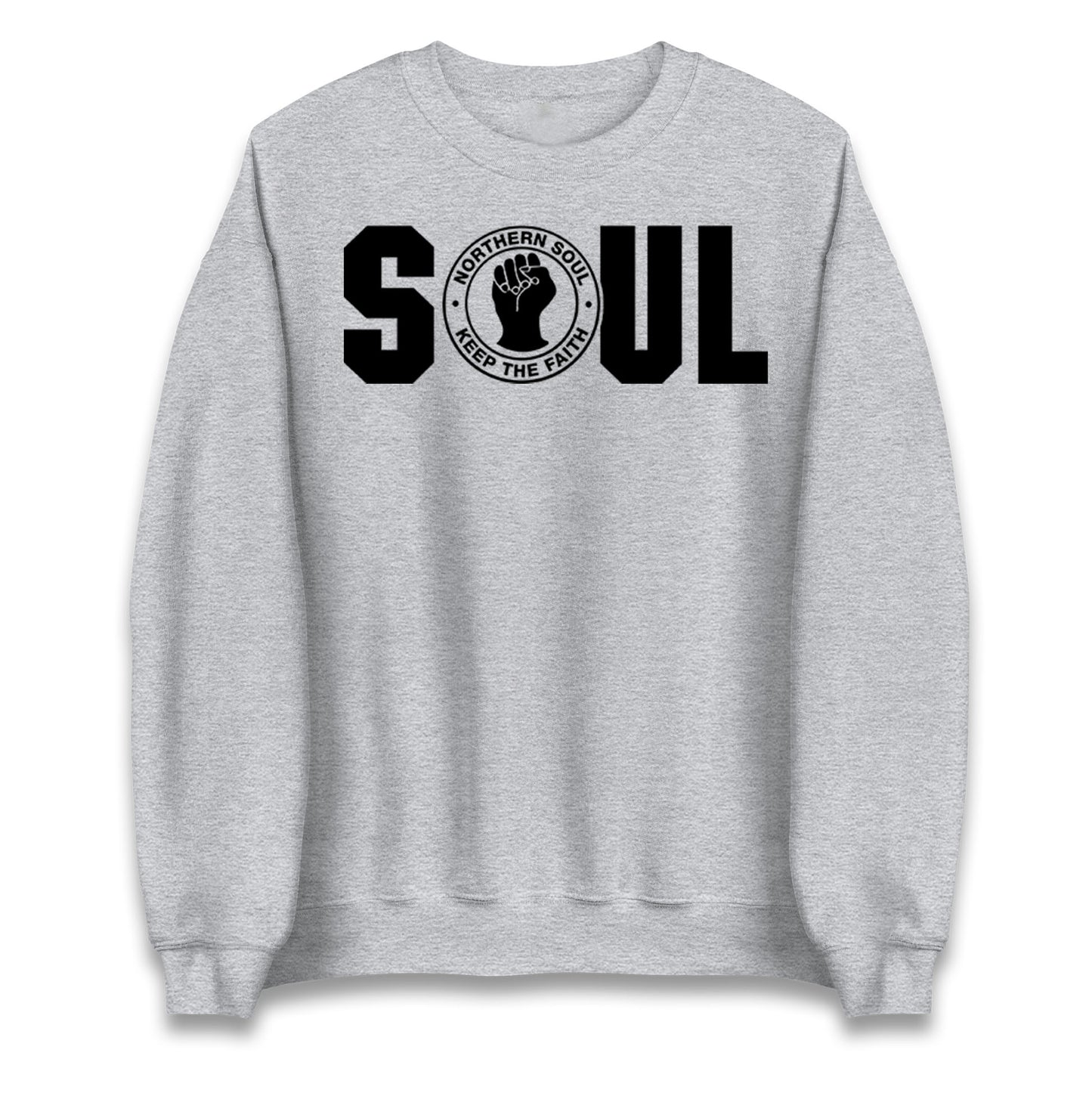 Northern Soul Keep The Faith Logo Jumper