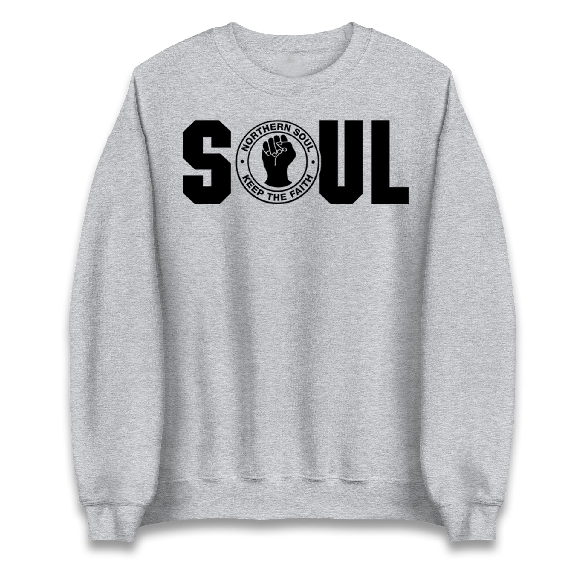 Northern Soul Keep The Faith Logo Jumper