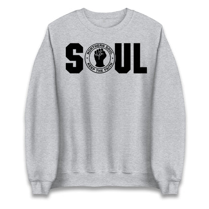 Northern Soul Keep The Faith Logo Jumper
