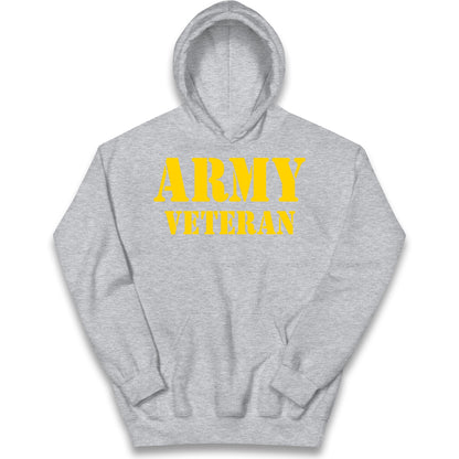 Army Veteran Kids Hoodie