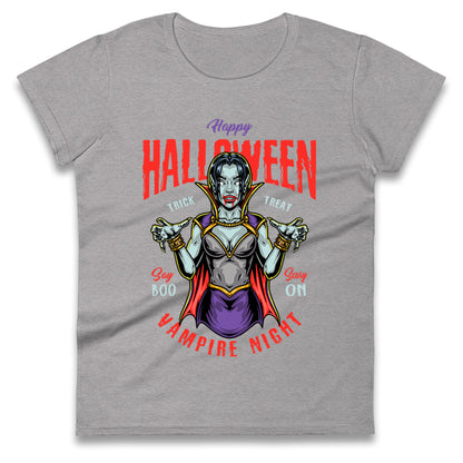 Halloween Vampire Ladies T Shirt