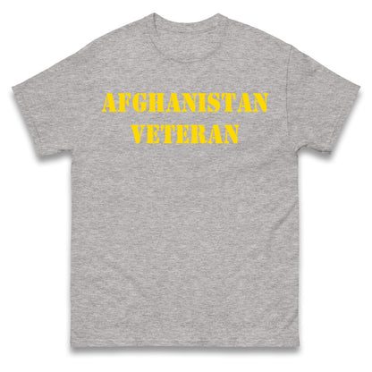 Afghanistan Veteran T Shirt 