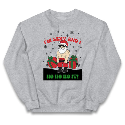 Santa Claus Ho Ho Ho Kids Jumper