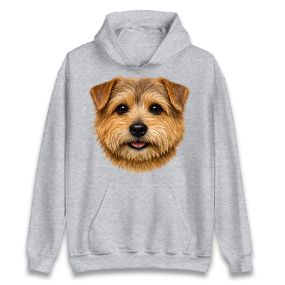 Norfolk Terrier Dog Face Hoodie