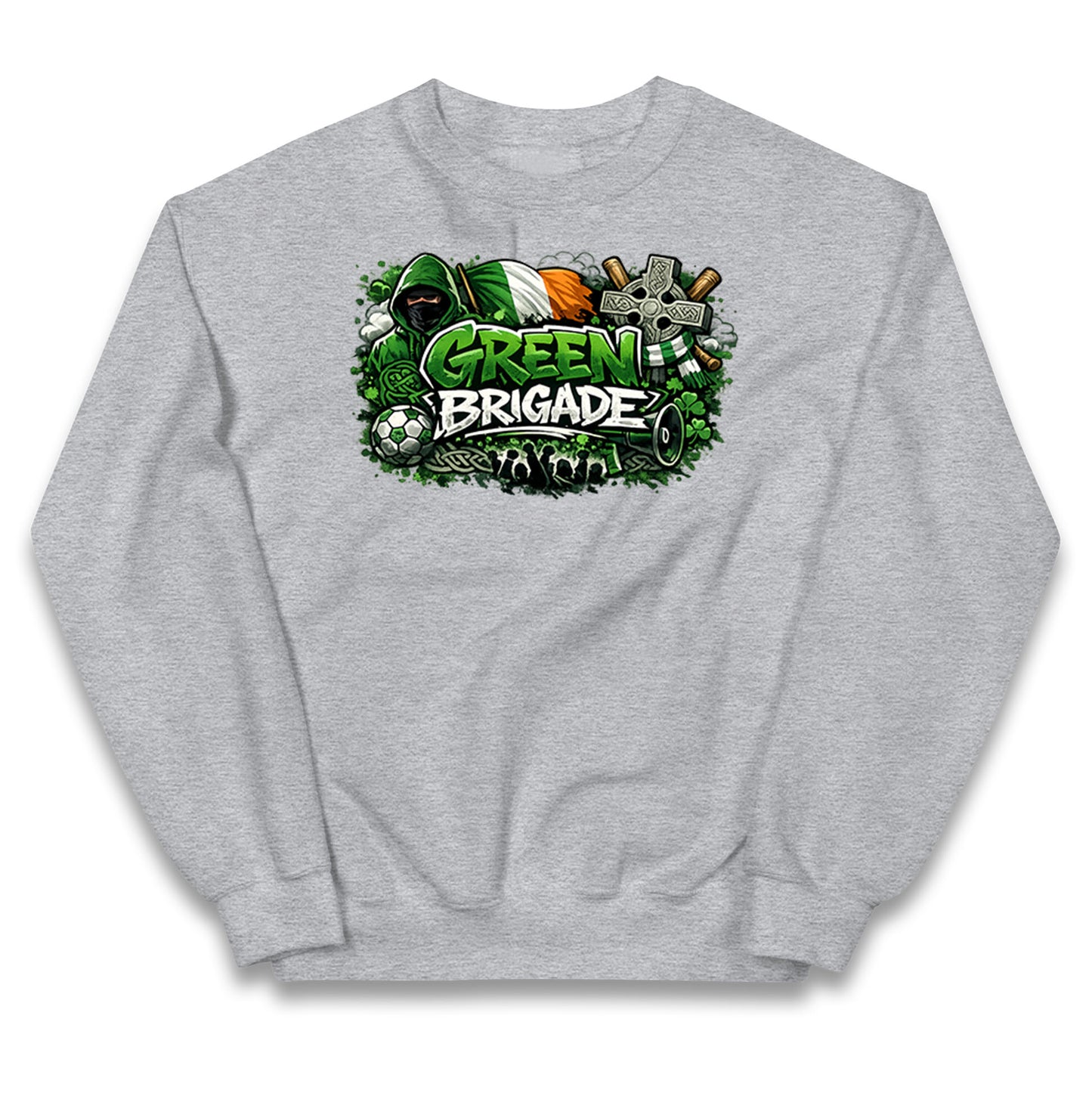 Celtic Green Brigade Football Kids Jumper