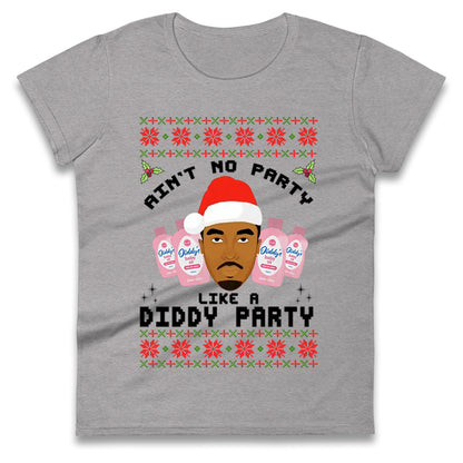 Diddy Christmas Ladies T Shirt