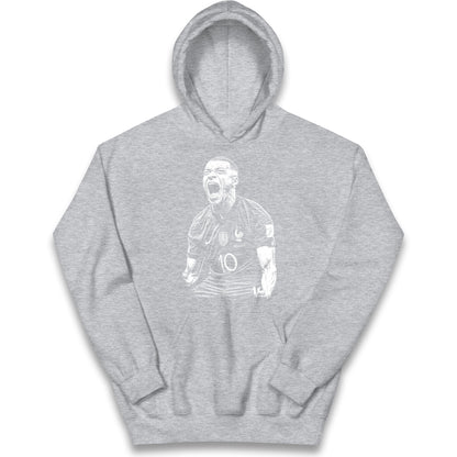 Kylian Footballer Kids Hoodie