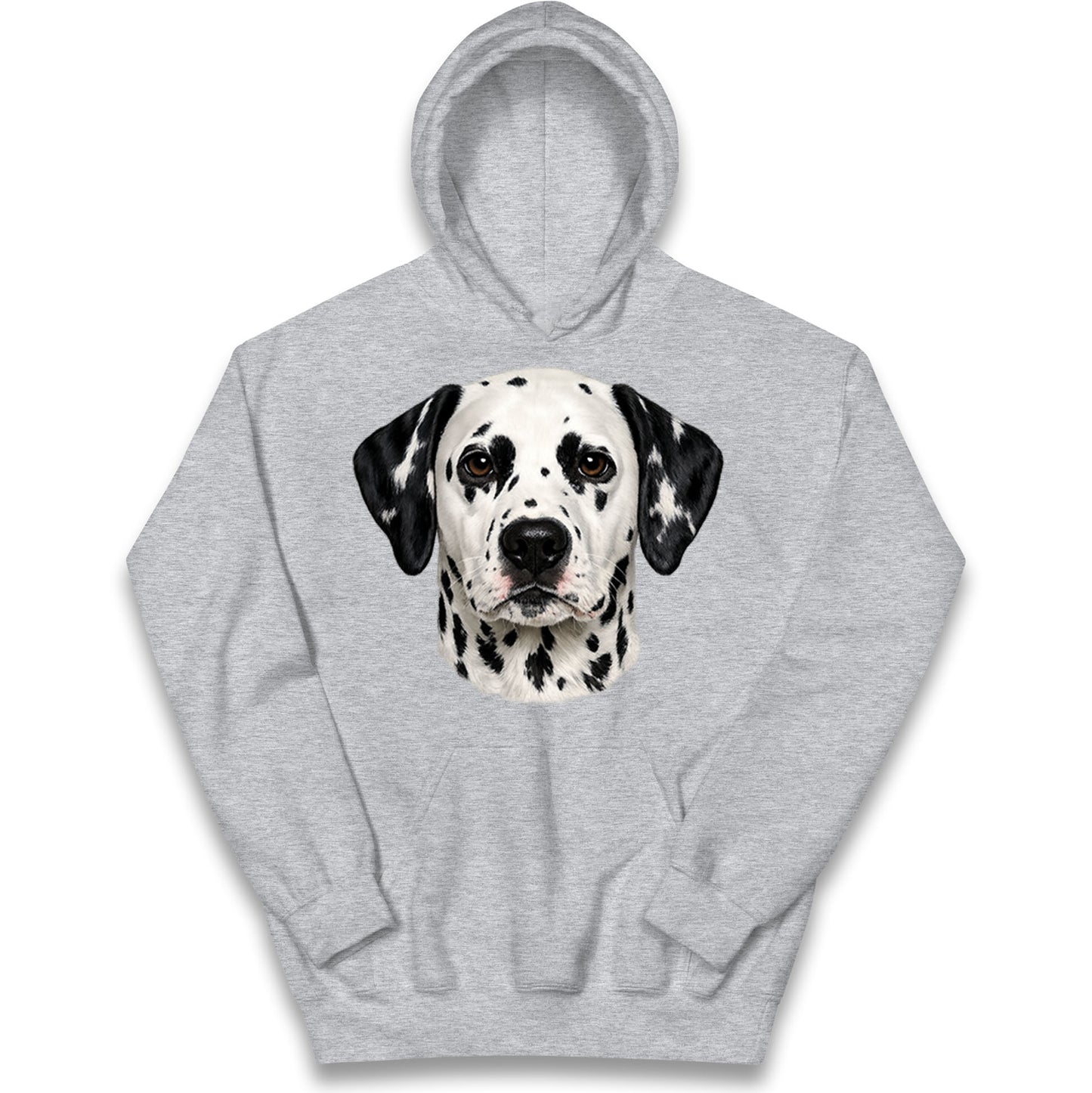 Dalmatian Dog Face Kids Hoodie