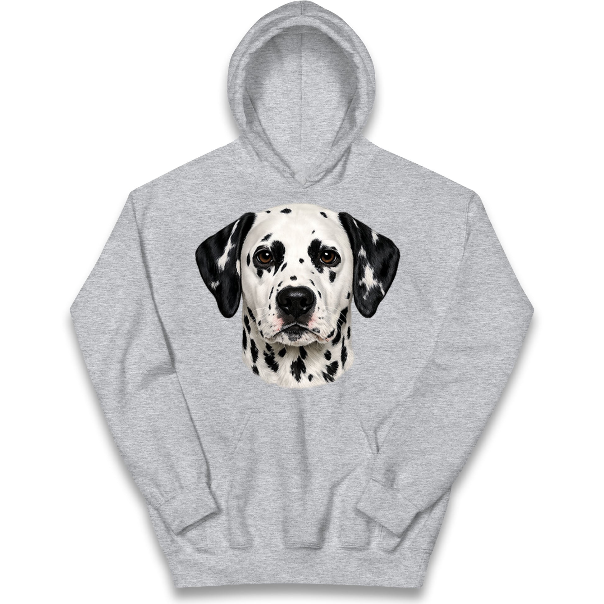 Dalmatian Dog Face Kids Hoodie