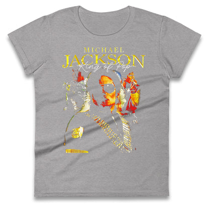 King Of Pop Ladies T Shirt