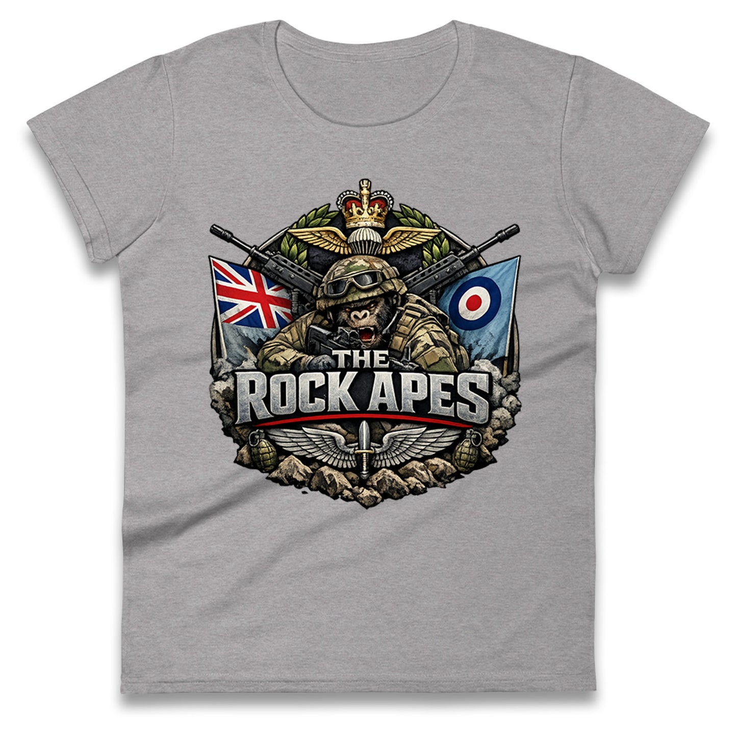 The Rock Apes Ladies T Shirt