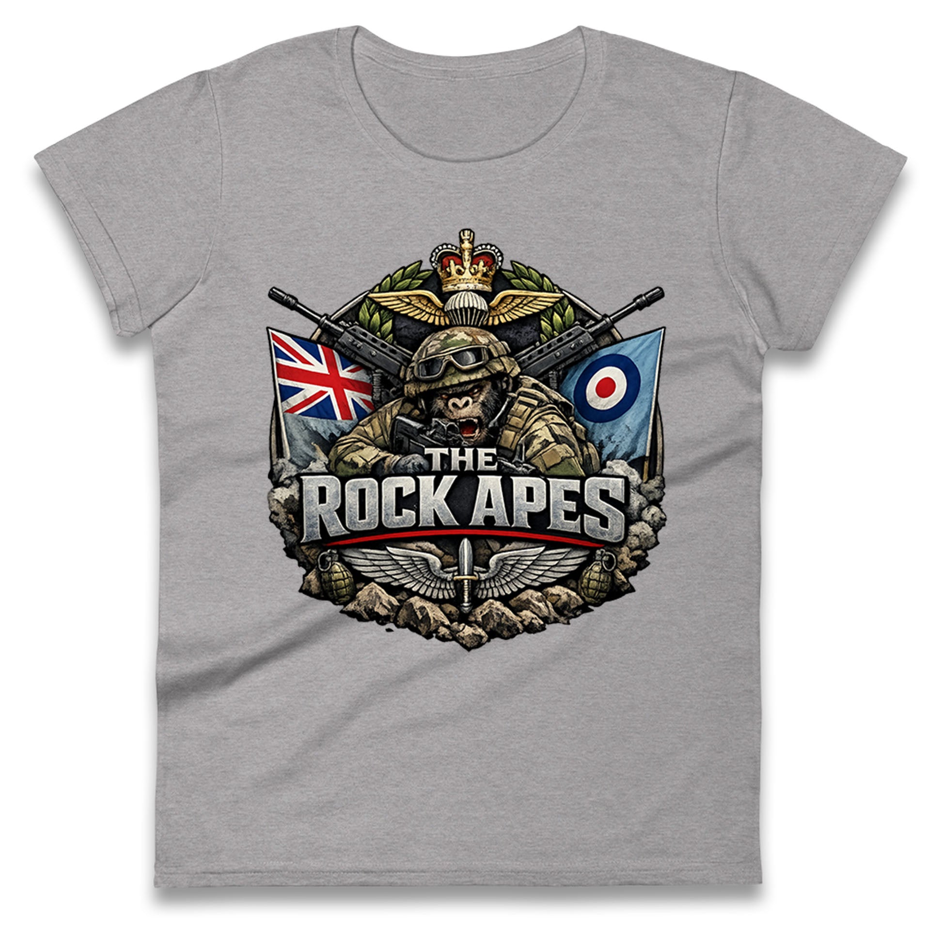 The Rock Apes Ladies T Shirt