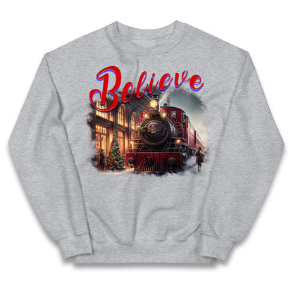 polar express christmas jumper