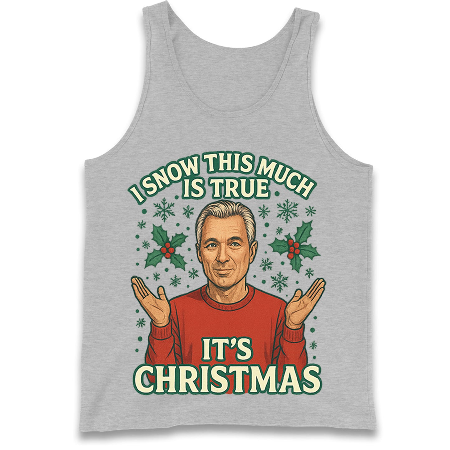 Martin Kemp Christmas Tank Top