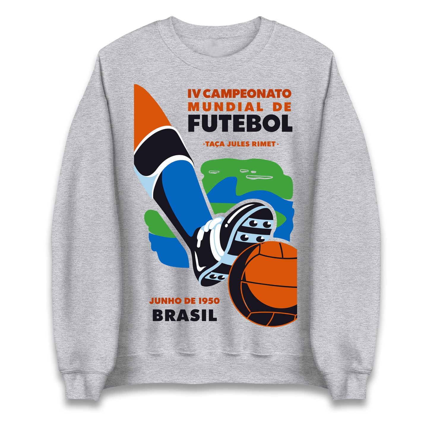 Brasil 1950 Retro World Cup Jumper