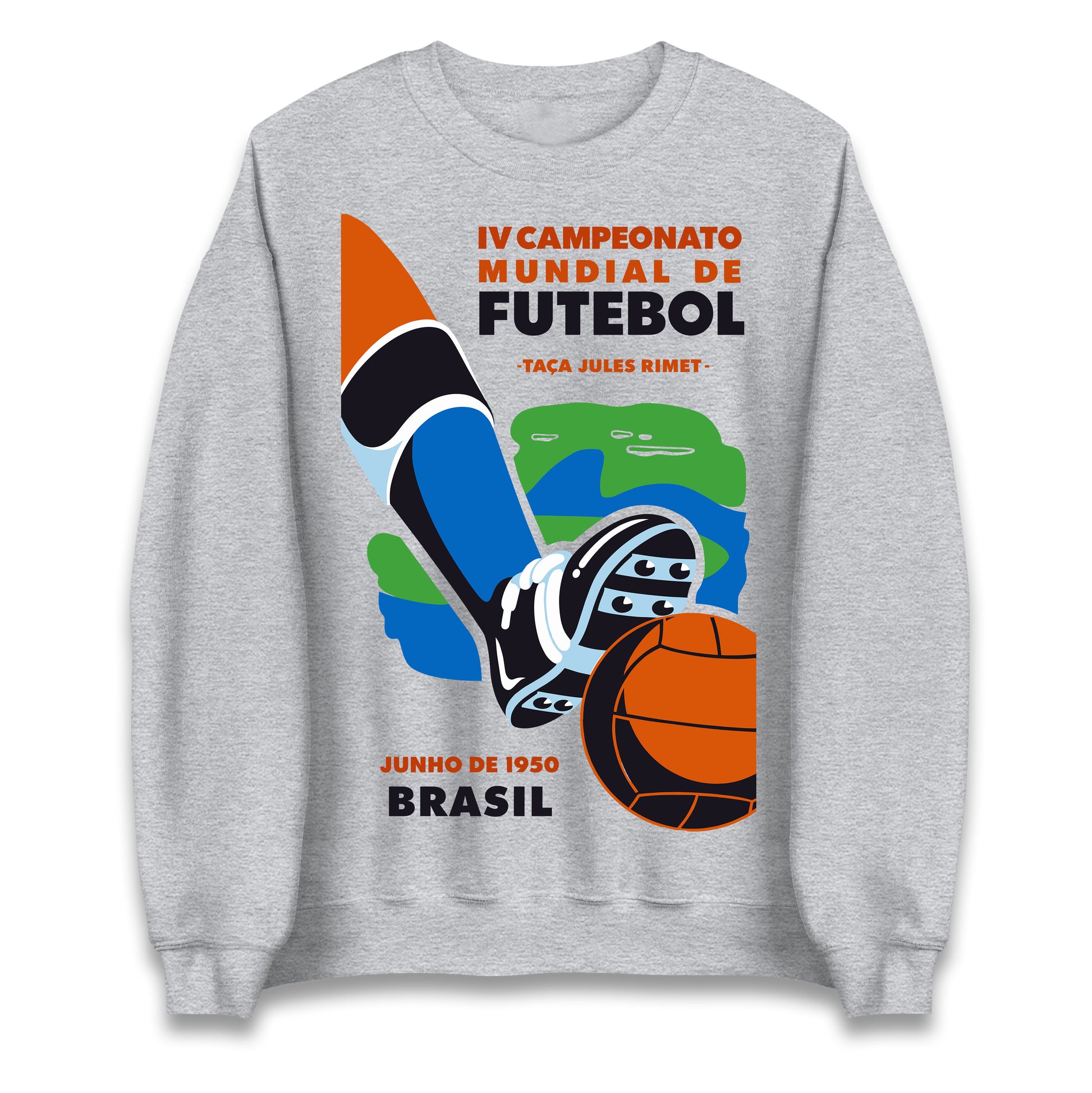 Brasil 1950 Retro World Cup Jumper