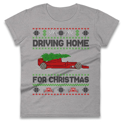 F1 Christmas Ladies T Shirt