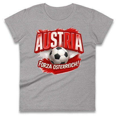 Austria Retro World Cup Ladies T Shirt