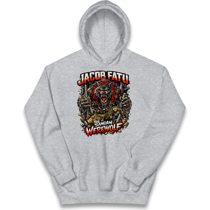 Jacob Fatu The Samoan Werewolf Kids Hoodie