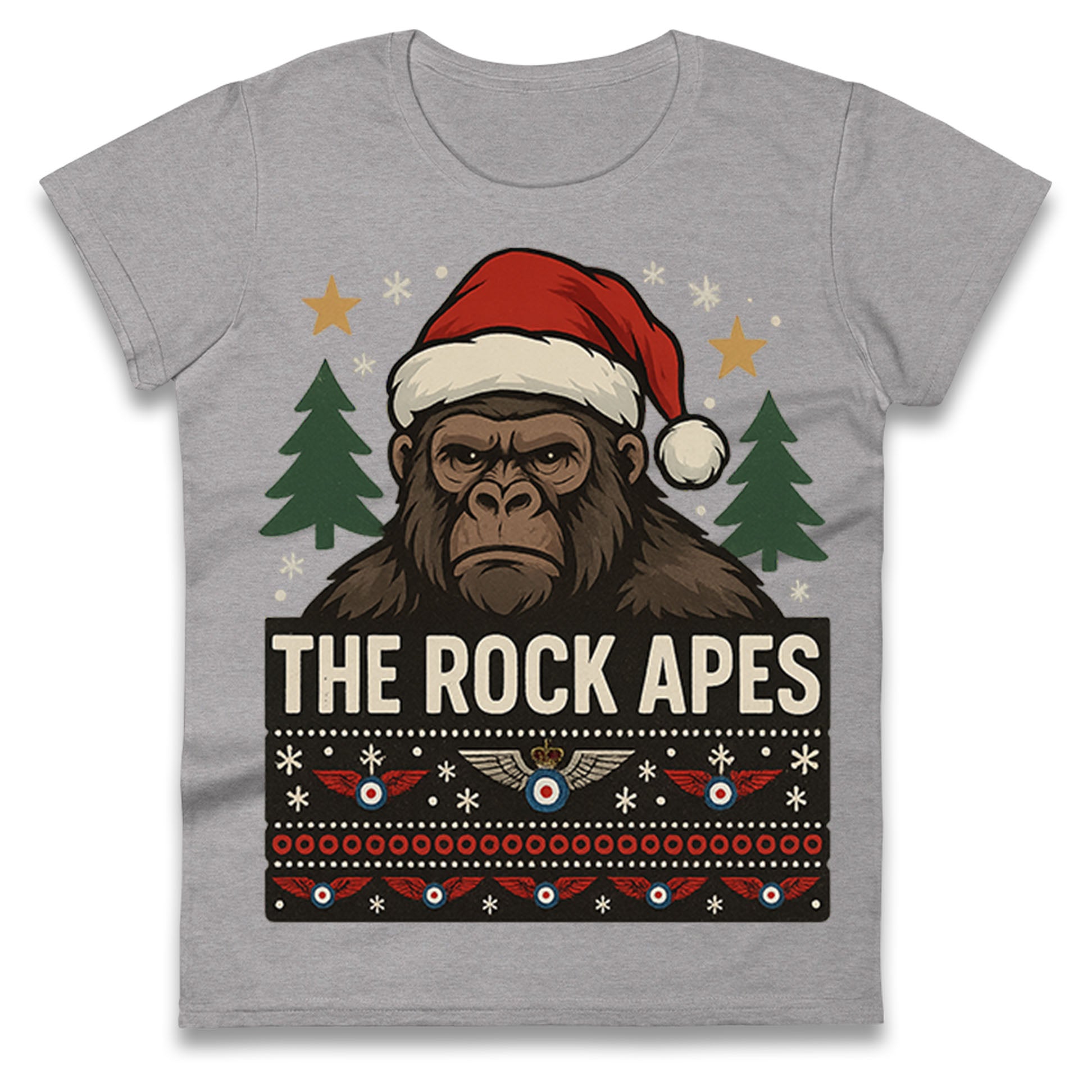 RAF Regiment Christmas Ladies T Shirt