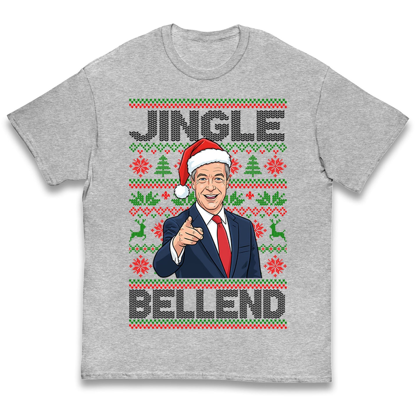 Nigel Farage Christmas Kids T Shirt