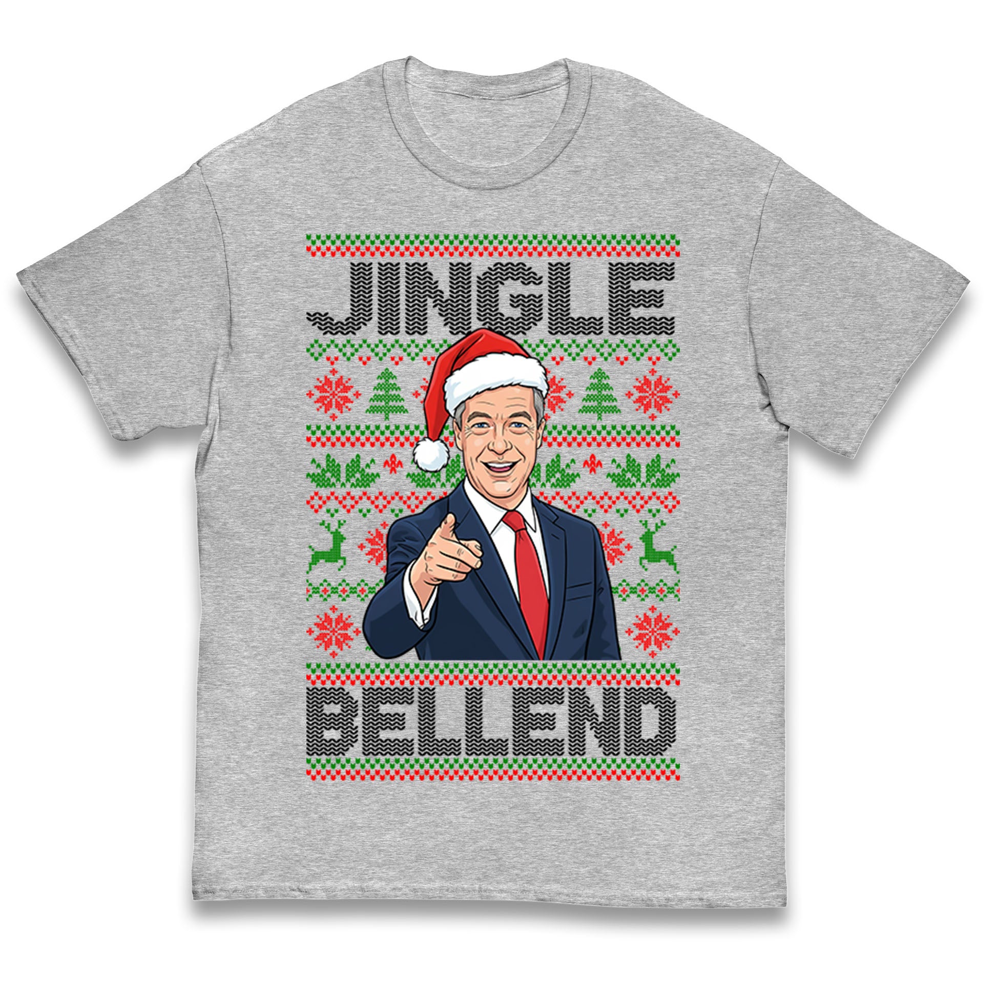 Nigel Farage Christmas Kids T Shirt