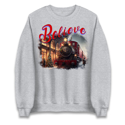 polar express christmas sweatshirt