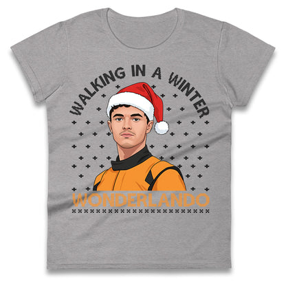 Lando Norris Christmas Ladies T Shirt