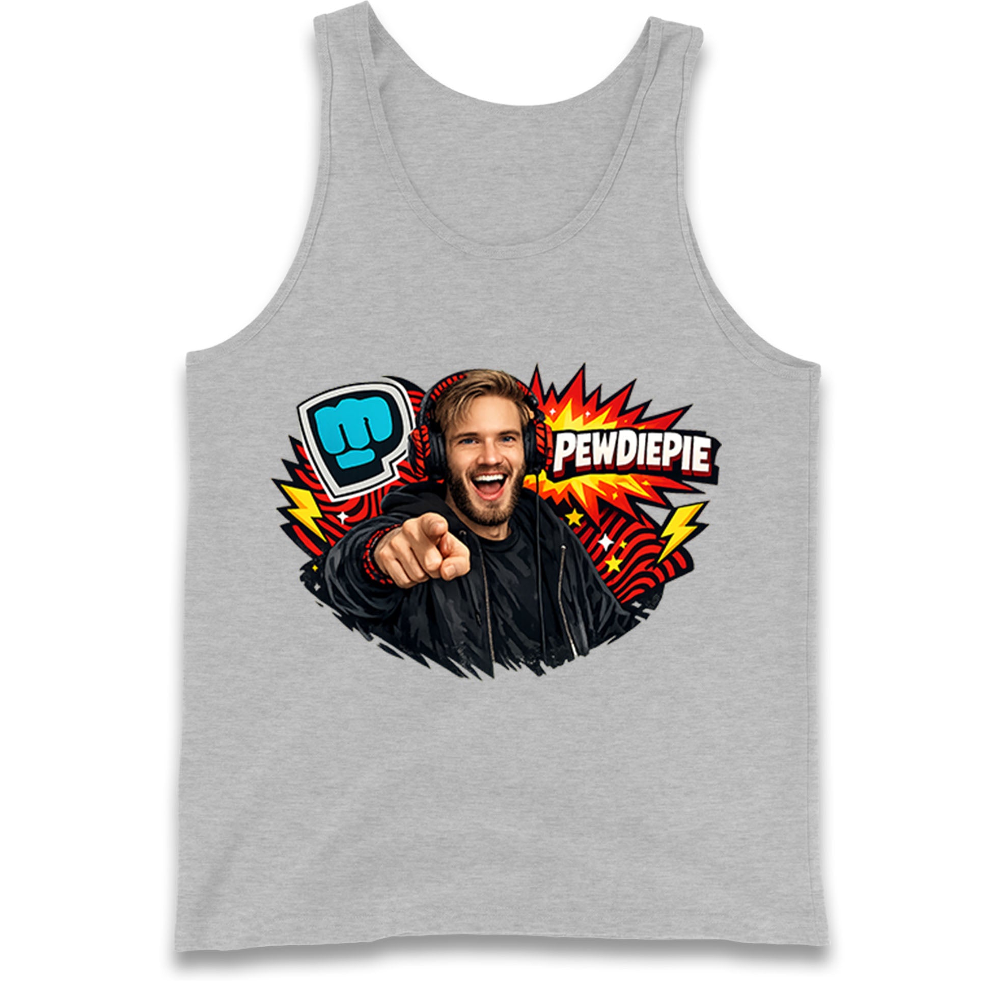 PewDiePie YouTuber Tank Top 
