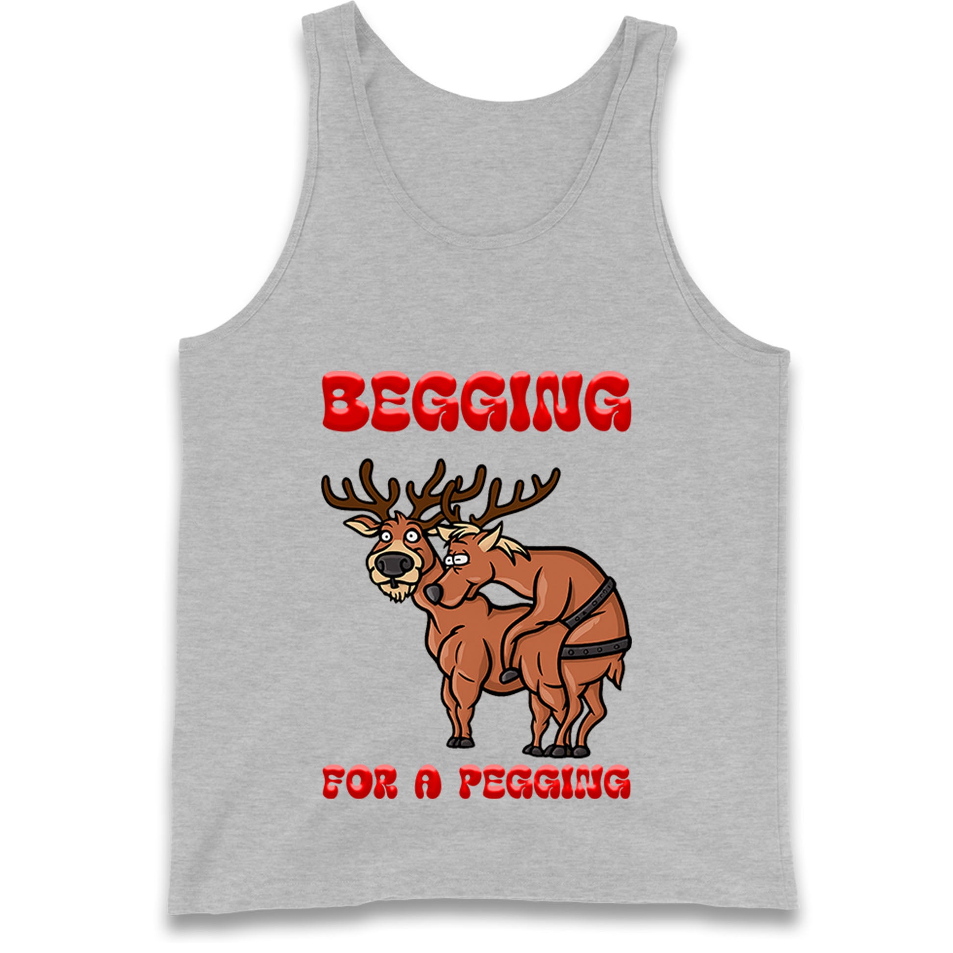 Deer Christmas Tank Top